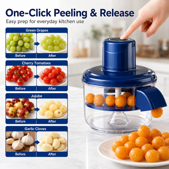 Multi-Functional Vegetable & Fruit Chopper – Manual Food Cutter with Transparent Bowl for Garlic, Fruits, Vegetables & More