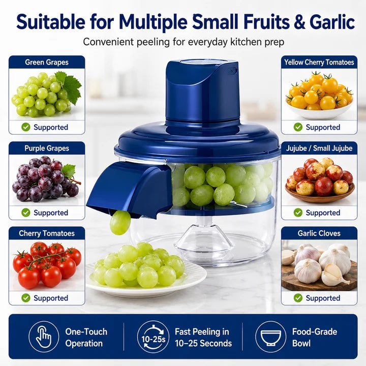 Multi-Functional Vegetable & Fruit Chopper – Manual Food Cutter with Transparent Bowl for Garlic, Fruits, Vegetables & More