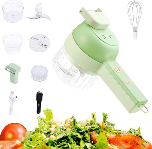 5-in-1 Electric Vegetable Chopper & Food Processor