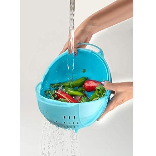 Collapsible Foldable Fruit & Vegetable Washing Basket Strainer