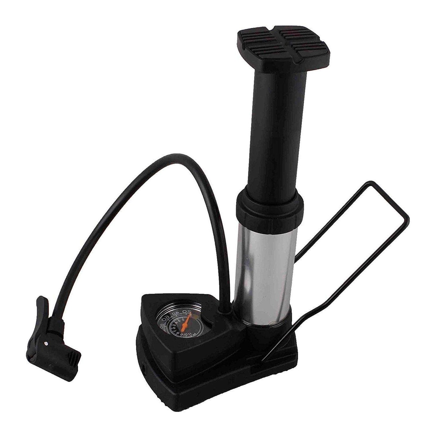 Portable Mini Foot Air Pump for Cycle Bike Car & Football, Hand Ball Inflator – Small Hand Pump with Extra Nozzles