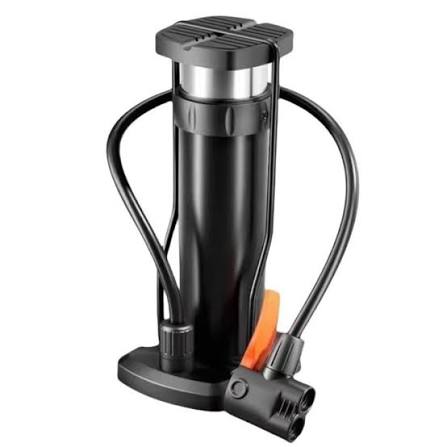 Portable Mini Foot Air Pump for Cycle Bike Car & Football, Hand Ball Inflator – Small Hand Pump with Extra Nozzles