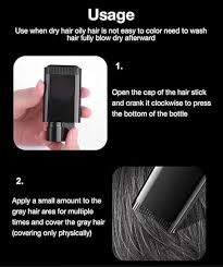 Hairdressing Dye Hairdressing Wand Instant Root Touch-Up – Black